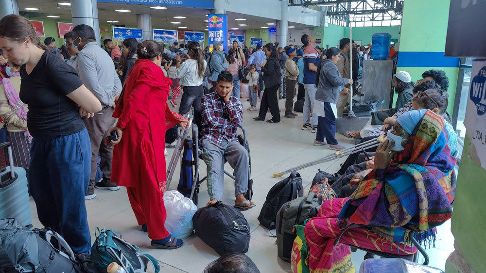 कतारको उडान रद्दको असरः त्रिभुवन विमानस्थलमा यात्रुको बिचल्ली