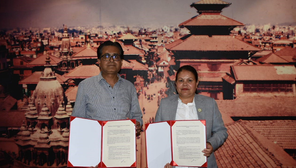 ‘श्रवण कुमार अग्रवाल नाफिज फेलोसिप’ का लागि समझदारी पत्रमा हस्ताक्षर, सात लाख रुपैयाँको अक्षय कोष स्थापना गरिने
