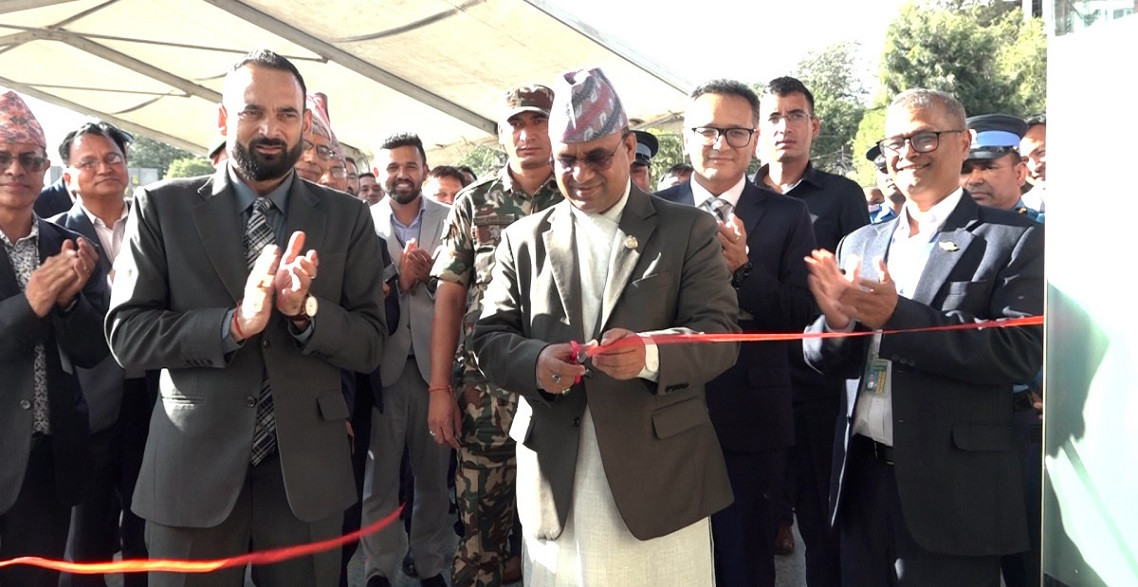 त्रिभुवन विमानस्थल आन्तरिक टर्मिनलको नवनिर्मित भीआईपी कक्ष उद्घाटन