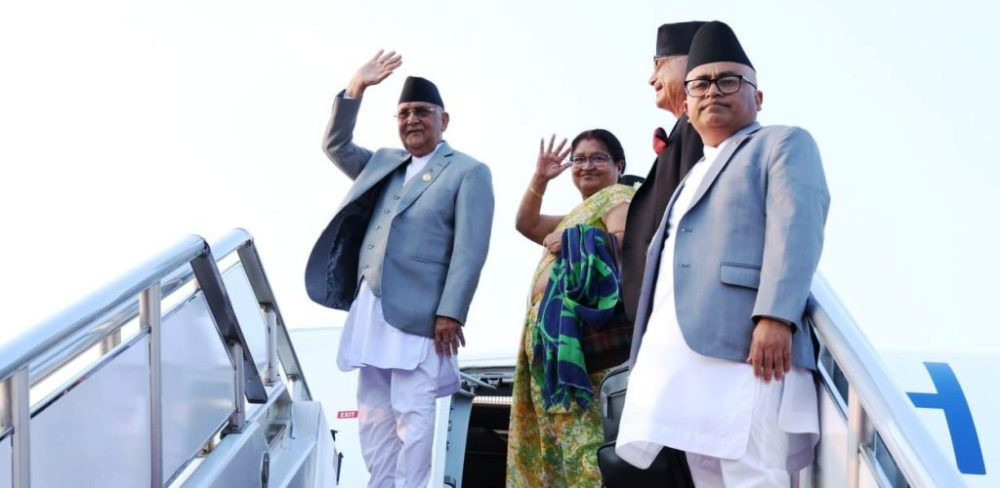 प्रधानमन्त्री ओली चीन भ्रमणपछि स्वदेश फर्किए