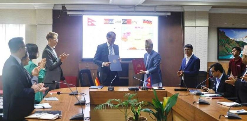 जर्मनीबाट नेपाललाई ४१ मिलियन युरो बराबरको आर्थिक सहायता प्रतिबद्धता