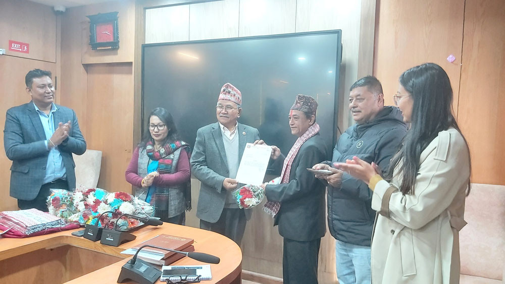 सूचना प्रविधिको उपयोग गर्दै नेपाः भाषा संरक्षणमा लाग्न महानगरप्रमुख महर्जनको आग्रह