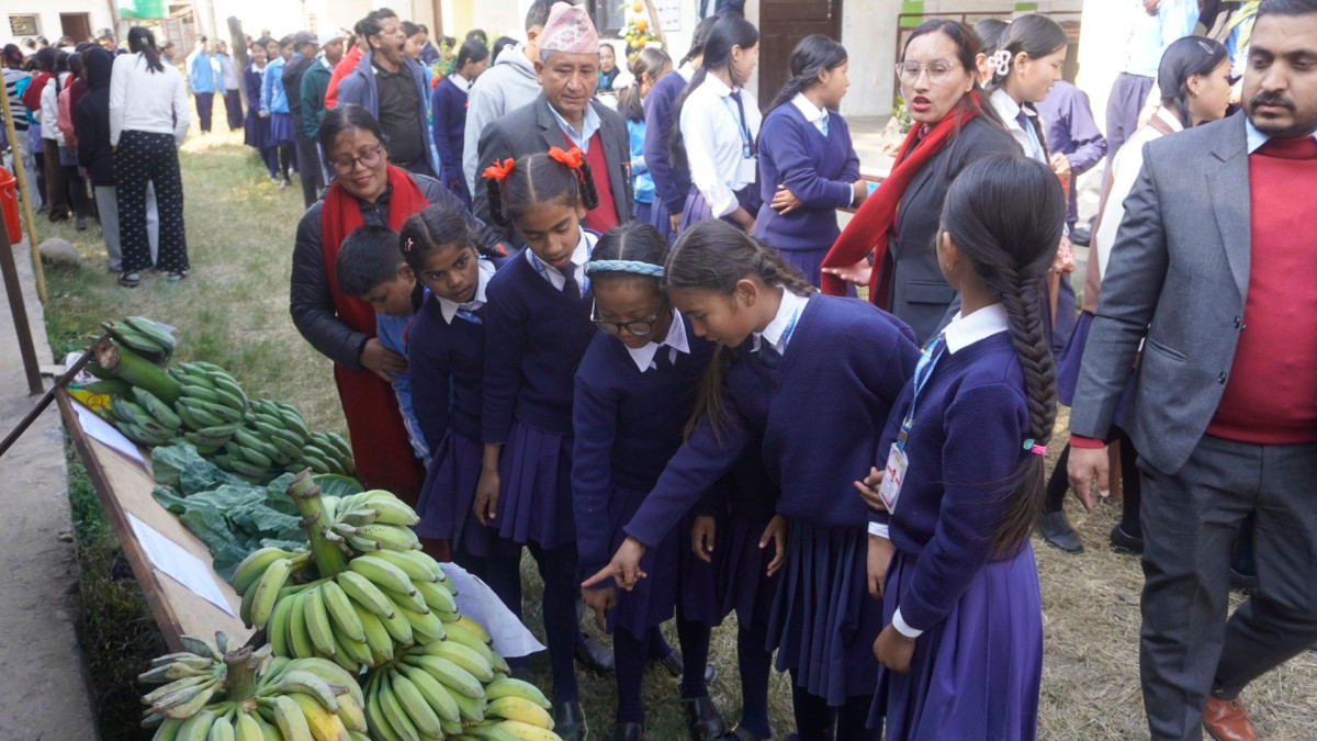 मर्स्याङ्दी गाउँपालिकामा कृषि मेला प्रदर्शनी