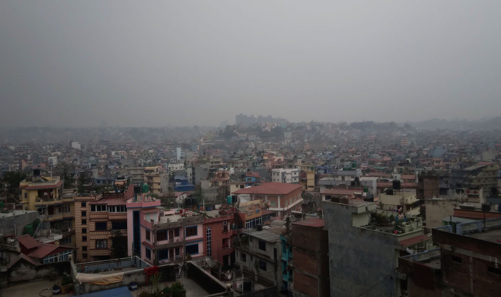 काठमाडौँ उपत्यकाको न्यूनतम तापक्रम १५.१ डिग्री सेल्सियस, हिजोभन्दा सामान्य गिरावट