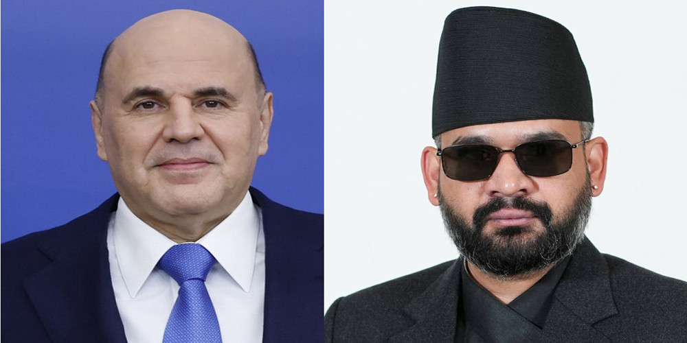 रूसका प्रधानमन्त्रीले दिए बालेन शाहलाई बधाई